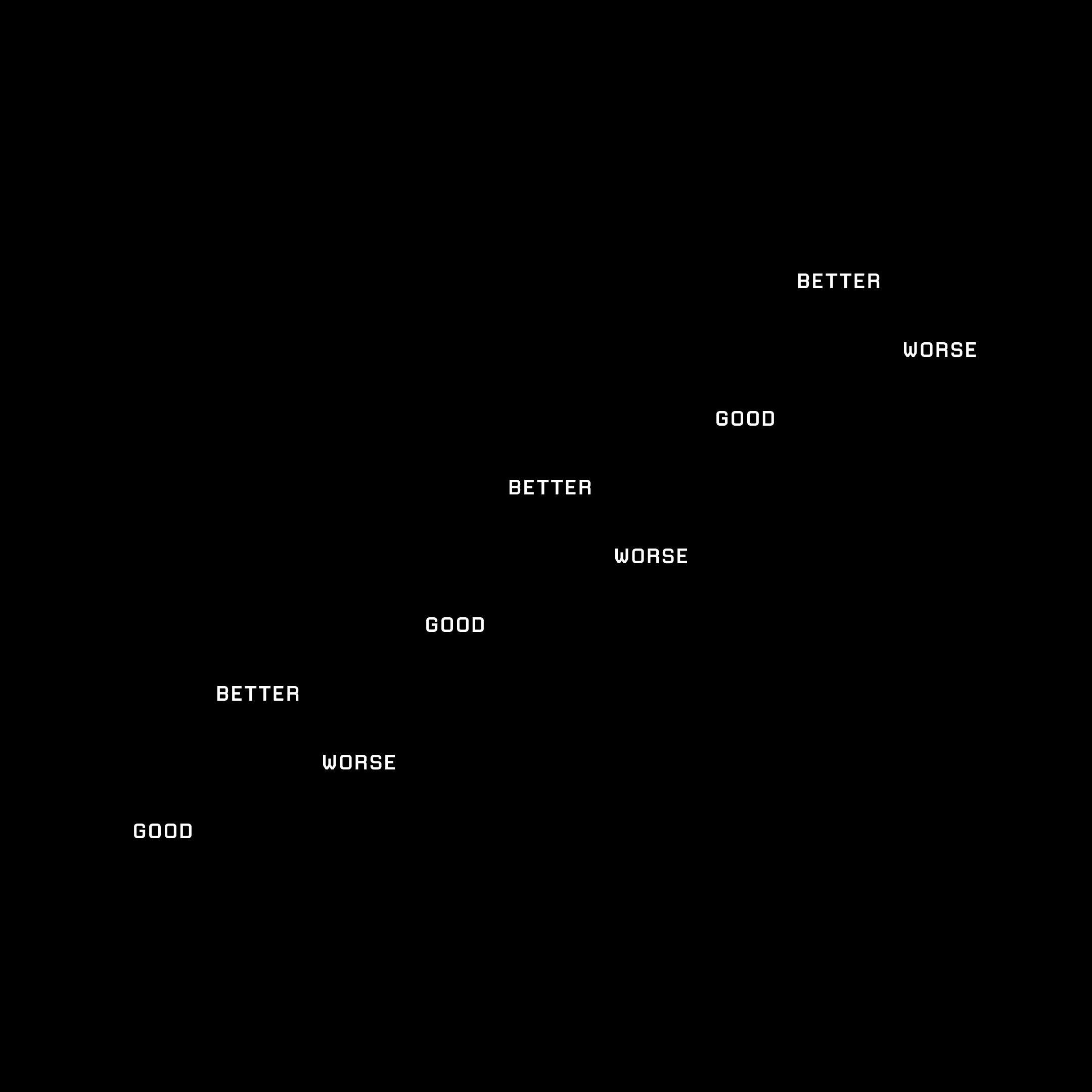 Two steps forward, one step back.